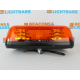 LAP CLBT162A/SP 12/24V R65 1 BOLT Amber Mini-Lightbar PN: CLBT162A/SP